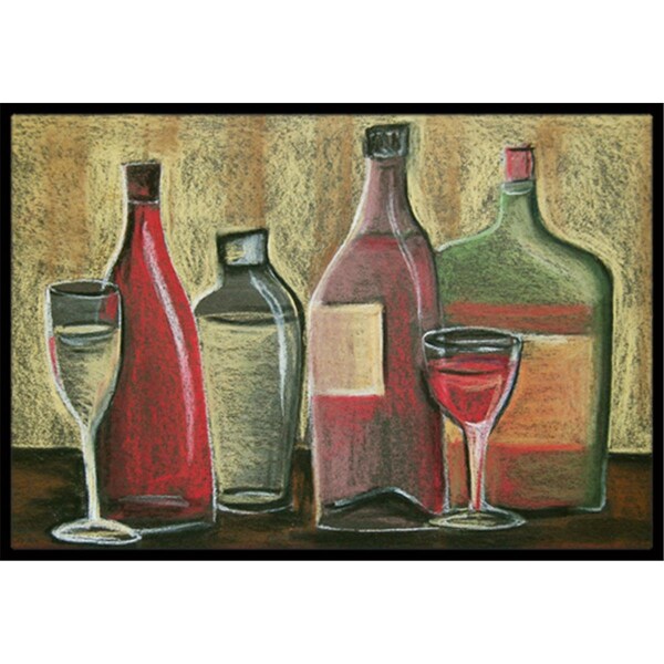 Carolines Treasures Wine by Tiffany Budd Indoor or Outdoor Mat- 18 x 27 BTBU0168MAT - main